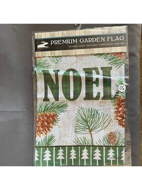 Valley View Premium Garden Flag Noel Design All-Weather Fade & Mildew Resistant